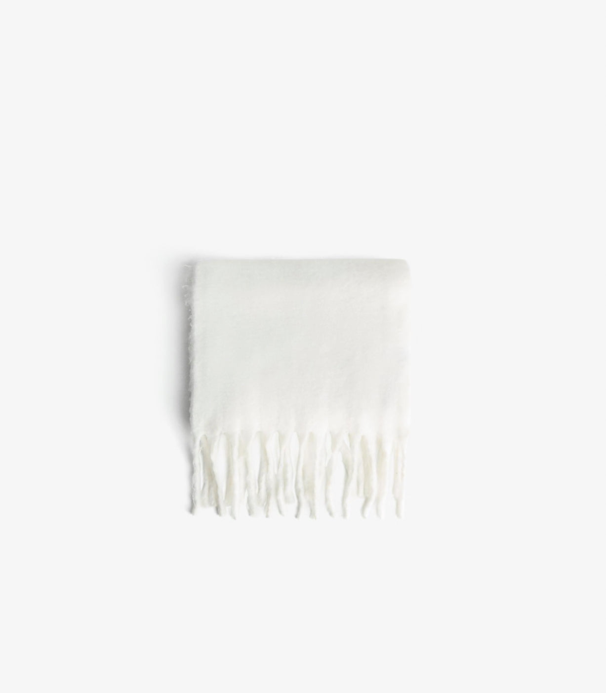 Écharpe à laine-blanche ultra-doux