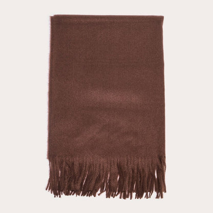 Écharpe a laine-marron ultra-doux|scrafyshop chaleur & elegance pour l'hiver
