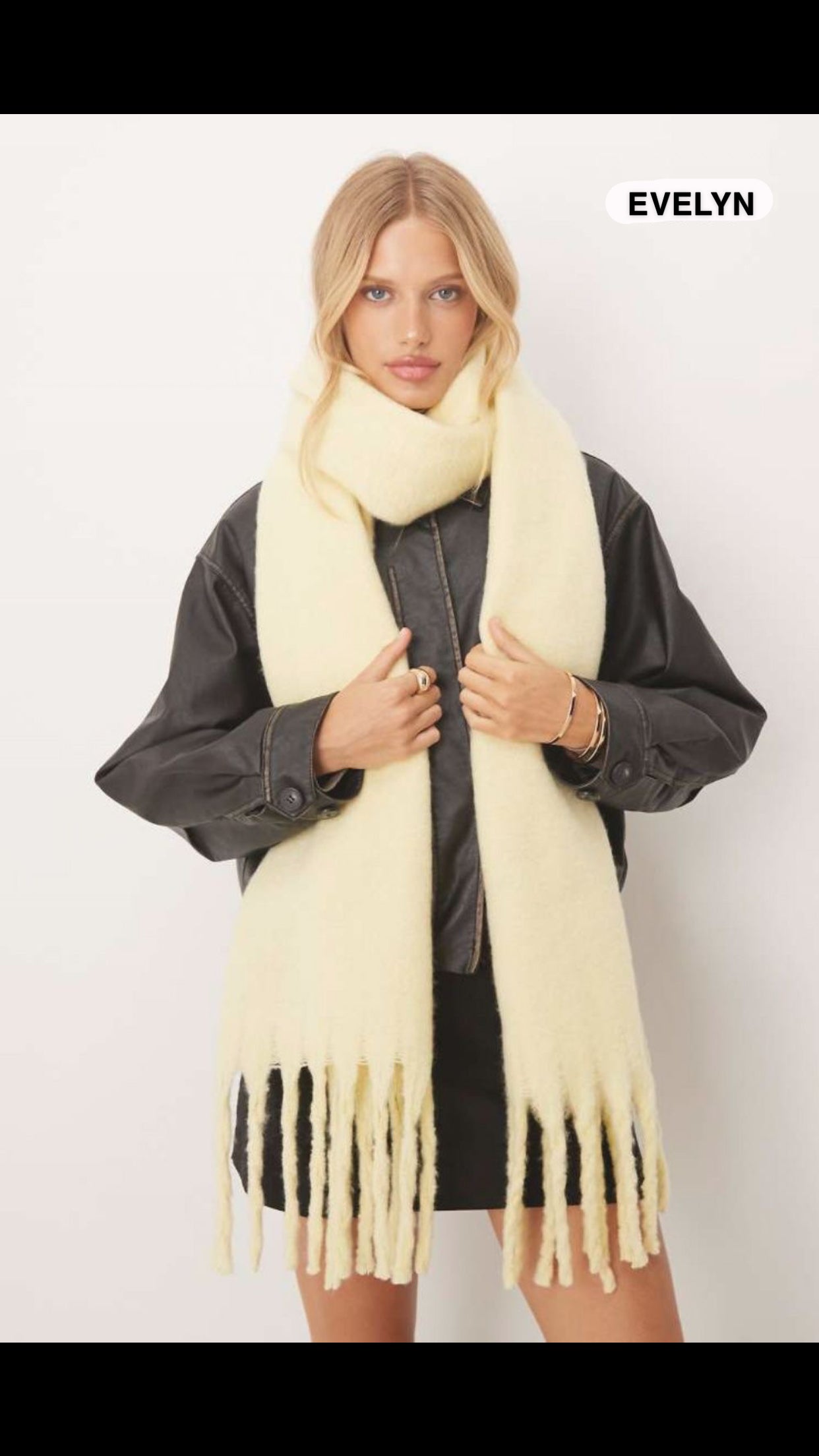 Écharpe a laine-jaune ultra-doux|scrafyshop chaleur & elegance pour l'hiver